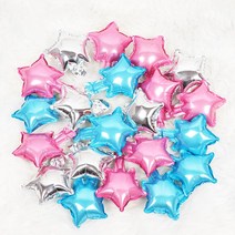 생일풍선 파티 숫자 풍선 5"미니 혼합 색상 심장 오각형 풍선 꽃 만들기 꽃다발 케이크 장식 Eid 발렌, 16 as picture_01 10pcs_01 5 인치