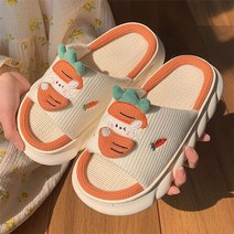 다이어트 지압 건강슬리퍼 스트레칭 신발 귀여운 동물 암소 슬리퍼 에바 두꺼운 단독 실내 가을 슬라이드 플랫폼 침실 커플 남자 홈 대마 면화 슬리퍼