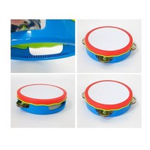 오감발달 음악놀이 유아용 드럼탬버린 선물용 어린이집 어휘력 심리치료 리듬 청각