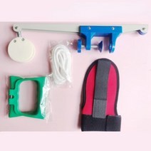 냉동 어깨 팔 재활 훈련 장비 키트 노인을위한 세트에 대한 문 재활 운동가를 통해 어깨 운동 도르래, 비, 02 B