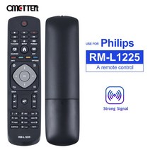 새로운 RM-L1225 필립스 스마트 TV 리모컨 398GR8BD1NEPHH 47PFH4109/88 32PHH4009 40PFH4009 50PFH4009 98, 01 Black