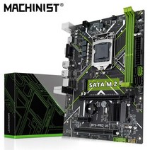 메인보드 기계공 B75 LGA 1155 마더 보드 NGFF M.2 HDMI VGA 인터페이스 지원 인텔 i3 i5 i7 CPU DDR3 RAM 데스크탑 메모리 호환, [01] 마더 보드