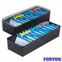ForU402 카파 명함통 박스 20개 보관철 명함집 명함철 문구용품 사무용품