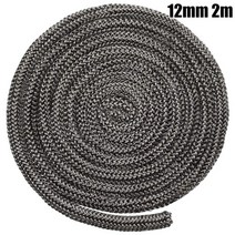 10/12mm 2m 길이 검은 스토브 화재 로프 나무 굽기 로그 버너 고온 내화 인감, 02 12mm