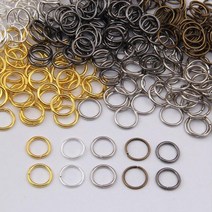 공예 부속 34 5 6 7 8 10 12mm 점프 링 스플릿 커넥터 Diy 쥬얼리 찾기 액세서리 만들기 도매 용품 200, 05 mix_07 10mm