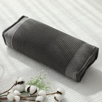 순면 시원한 메밀베개 낮잠베개/반달베개/땅콩베개, 03.광목 사각 메밀베개, 차콜