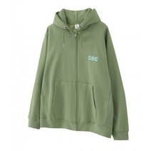 챈스챈스 CEC 집업 후드 올리브 기모