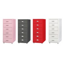 철제 6단 서랍장 4Color 택 1, 색상:화이트, 단품