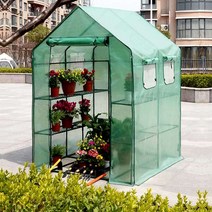 방갈로 6평농막 야외돔 짓기 비닐하우스주택 셀프움막, 투명 143 x 143 x 195 cm
