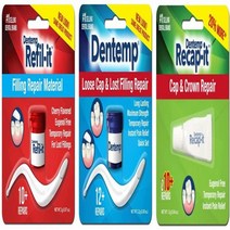 Dentemp Tooth Repair Kit - Dental Repair Kit with Dental Cement Refil-it Lost Filling Repair and Re, 1