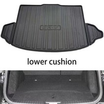 꽁 방지 푹신 자동차 특수 후면 트렁크 매트 혼다 CRV 6 RS 2023 2024 TPE, lower cushion