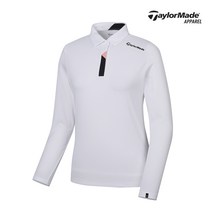 [테일러메이드]여성 배색 카라 티셔츠 TWTYJ7984-100