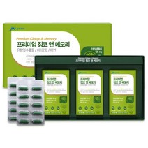 기억력 영양제 뇌 혈관 두뇌 혈액순환 집중력 영양제 은행잎 추출물 프리미엄 징코앤 메모리, 상세페이지 참조