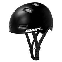 SUNRIMOON 시티헬멧 전기자전거 헬멧 어른 공용 휠베이스 아웃도어 스포츠헬멧 여름TS-91, 블랙