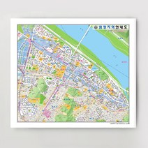[지번]서울시 강서구 염창 지역 안내도 105cm x 75cm SE, 1.종이코팅