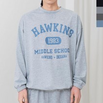 데일리 봄가을 호킨스 맨투맨 남자티셔츠 데이트룩 이너웨어 롱슬리브 스탠다드티 남친룩 남성꾸안꾸