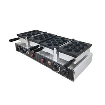 호두과자기계 호두과자틀 호두과자팬 110V 220V 상업용 와플 메이커 호두 케이크 제조 기계 10pcs/20pcs, 02 Two plates_02 220V_03 UK