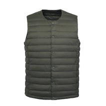 NewBang 매트 패브릭 남자 다운 조끼 울트라 라이트 다운 민소매 라이트 웨이트 윈드 브레이커 남성 Gilet Outwear