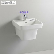 대림바스CL-355D일체형세면기CL355D자동폽업+트랩포함, 상세페이지 참조