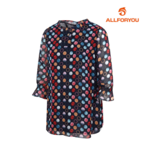올포유 올포유 여성 도트 프린트 블라우스 AWBLJ6669-915