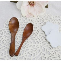 [브이앤비리빙] 천연옻칠 친환경 대추나무 식기/소품 세트, 61.파스텔 요리스푼