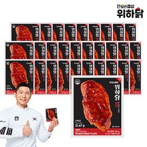 단호한결심 위하닭 블랙라벨 소스 닭가슴살 130g 3종 30팩, 불닭 130gx30팩