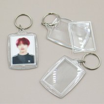 아크릴 액자 열쇠고리 직사각형 호, 상세페이지 참조