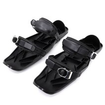 Alles 스키에이트 인라인스키 숏 스키 묘기 스노우블레이드, 39cm, 블랙  EU35-47피트