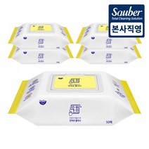 자우버 인덕션 다목적 클리너 클리닝 티슈 50매 5팩, 단품