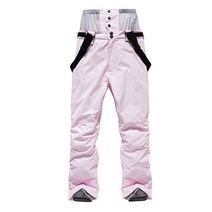 승마레슨 승마바지 알파인 스키 바지 남성과 여성 겨울 야외 스포츠 따뜻한 Windproof 스노우 보드 방수 컬, 04 분홍색_01 XS