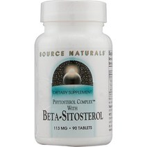 베타 시토스테롤 함유 소스내추럴 피토스테롤 콤플렉스 113mg 90정