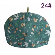 티코지 편안한 코튼 프린트 가정용 찻주전자 단열 커버 주방 먼지 신제품 1pc, 24, 1개