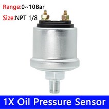 타코메타 타코미터 보트 자동차 3 1 다기능 디지털 게이지 52mm RPM 연료 수위 온도 오일 프레스 전압계 지, 1-8 NPT 0-10Bar