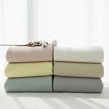 7미리 줄누비 순면 워싱 피그먼트 킹사이즈 이불겸패드 라지킹 이스턴킹 패밀리패드, 쿨그레이