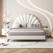 침대 헤드 벽쿠션 헤드쿠션 등받이 조개쿠션 북유럽, 1200mmx2000m조개쿠션