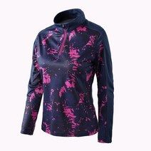 베이스레이어 스키복 보드복 골프 이너레이어 야외 실행 롱팔 티셔츠 여성 트레킹 스포츠 트레이닝복 캠핑 엄마 빠른 건조 위장 패턴 플러스 크기