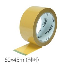 OPP 러버 박스 포장 테이프 베이지 60x45m 40개입, 없음