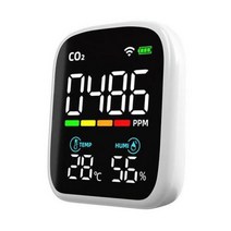 이산화탄소측정기 CO2측정기 와이파이 적외선 모니터 4005000PPM NDIR 센서 대기 질 708435 Mm 호스트, Infrared WIFI-3 in 1