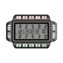 게이트볼 시계 10초 카운트 점수 기계 득점기 아웃, PC248 다크 그 게이트 볼 시계