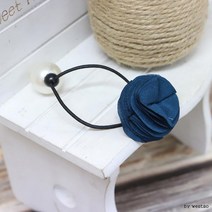 파트제이 ABM 네이비 진주머리끈 (ABM도매콜) 장미