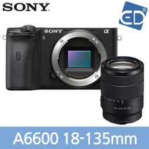 소니정품A6600/E10-18mm F4 OSS 렌즈/필터+액정필름/ED, 9.소니 A6600블랙+E 18-135mm