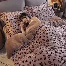 침대용품 산호벨벳 융털 이불커버 플란넬 가을겨울용 더블 싱글 두꺼운 기모 두꺼운 보온 WG201029741Z
