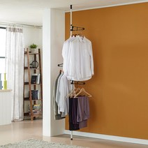 [디자인룸즈] 베이직 고정식 1단 폴행거 5color, 색상선택:02_고정식 1단 폴행거(그린)