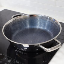 인덕션 겸용 통3중 스텐 28cm 후라이팬 멀티 양수 빠에야 팬, 28cm 멀티팬, 1개