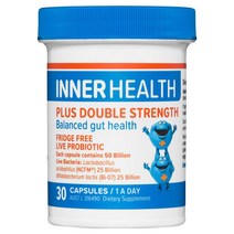 Inner Health Plus Double Strength 30 Capsules 이너헬쓰 플러스 2배 강도 500억 프로바이오틱스 30정, 1개