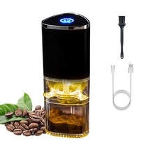 [월파그라인더] 커피 그라인더 원두 가는 기계 자동 수동 캠핑커피 분쇄기 전동 핸드밀 전기 주방 곡물 견과류 콩 향신료 곡물 그라인딩 머신 다기능 머신 220V, 통일, 네 블레이드