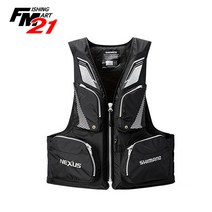 시마노 VF-142Q 구명조끼, 블랙XL