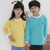 어린이 화사한 기본 티셔츠 봄소풍 데일리 코디 / 상품명_색상사이즈 배송상품 : 자주7호 (키즈옷/유아티셔츠/여아맨투맨/여아티셔츠 추천)