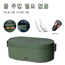 Kazama 다용도 USB 자동차 전기도시락 가정용 미니 보온도시락 KZ415, 녹색, 1개
