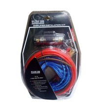 60 amp fuse holder 8ga power cable subwoofer speaker car audio wire 배선 증폭기 설치 전선 rca power cable fus, 빨간색